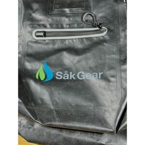 SakGear Waterproof Dry Duffel Bag Black Roll Top Outdoor Kayak Travel